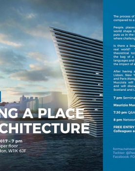 Lecture – Finding a Place in Architecture